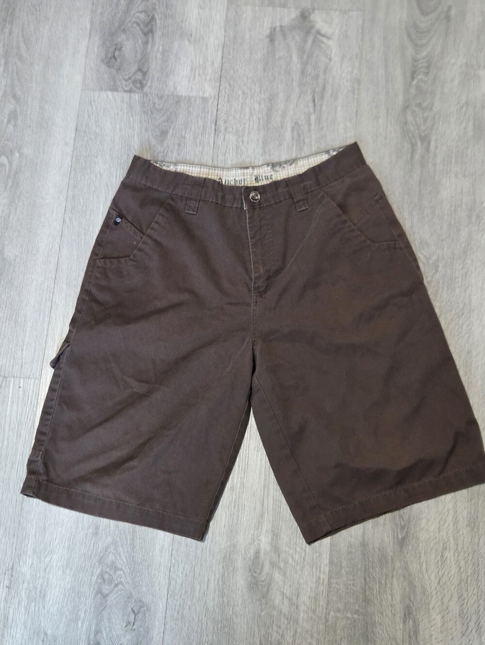 anchor blue Men's Brown Cargo Shorts